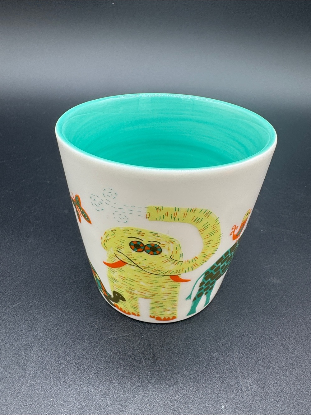 Starbucks 2008 Kids Mug Zoo Animals Coffee Mug Hot Chocolate Tea Cup 8 oz - Picture 6 of 6